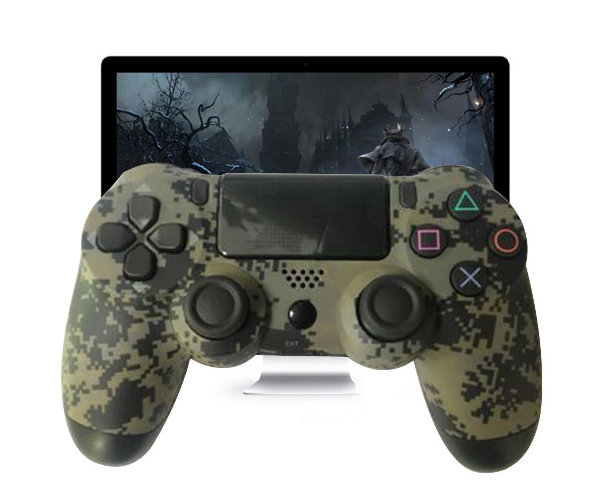 Wireless Game Controller Ps4 Controller Bluetooth Dual Head Head Handle Joystick Game Pad For The Game Console 4 - Advanced camouflage - Image 3