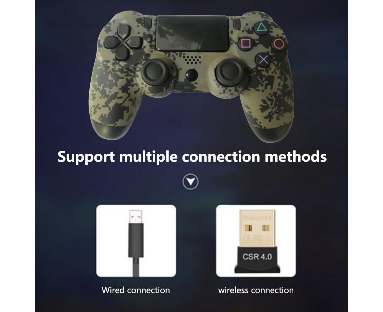 Wireless Game Controller Ps4 Controller Bluetooth Dual Head Head Handle Joystick Game Pad For The Game Console 4 - Advanced camouflage - Image 4