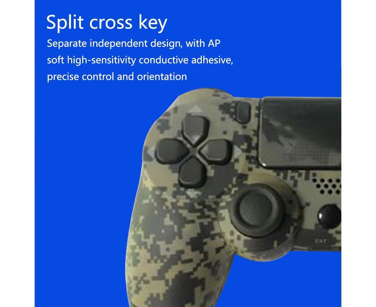 Wireless Game Controller Ps4 Controller Bluetooth Dual Head Head Handle Joystick Game Pad For The Game Console 4 - Advanced camouflage - Image 7
