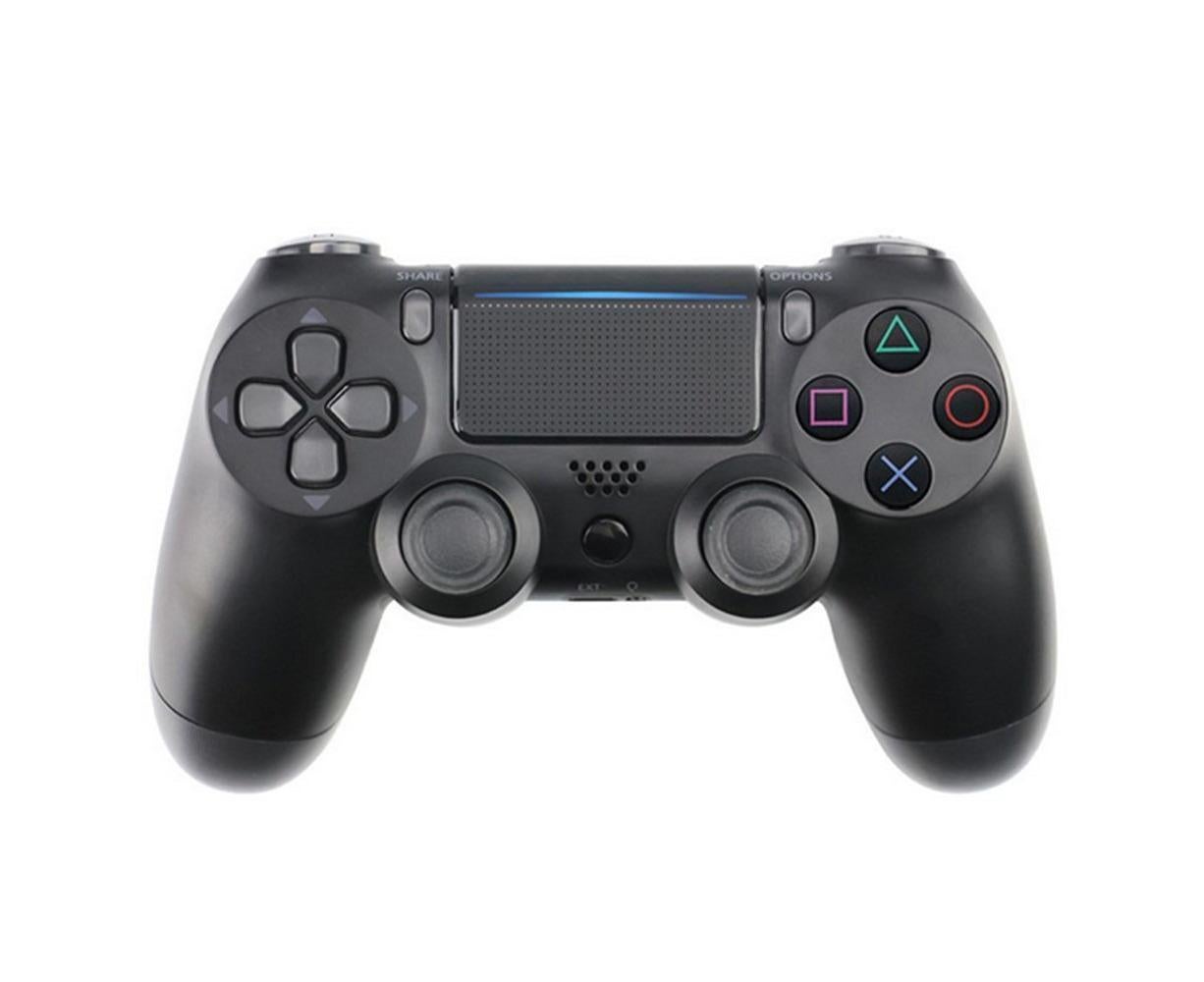 Wireless Game Controller Ps4 Controller Bluetooth Dual Head Head Handle Joystick Game Pad For The Game Console 4 - Black - Image 1