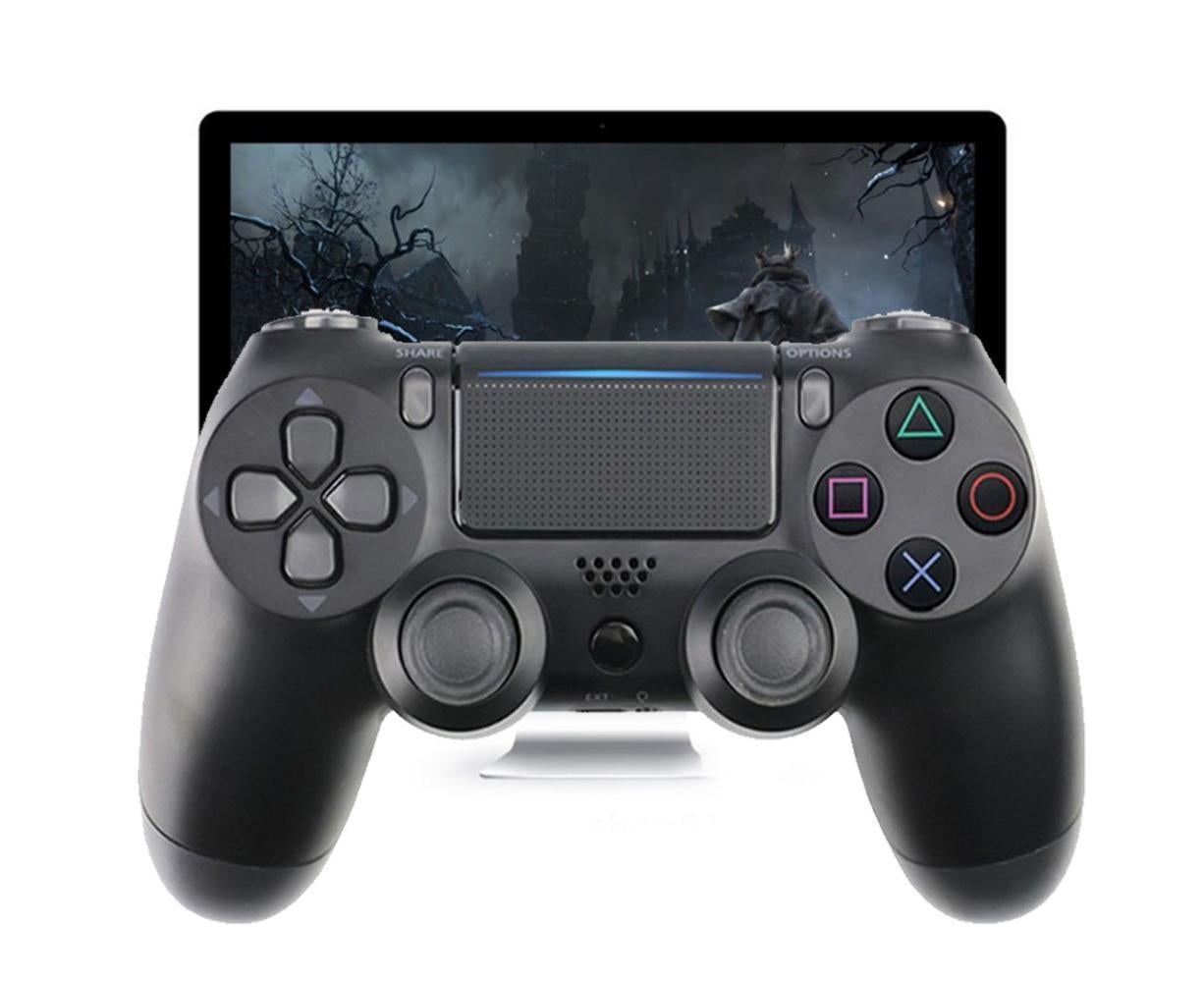 Wireless Game Controller Ps4 Controller Bluetooth Dual Head Head Handle Joystick Game Pad For The Game Console 4 - Black - Image 3