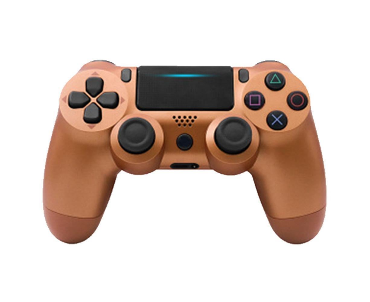 Wireless Game Controller Ps4 Controller Bluetooth Dual Head Head Handle Joystick Game Pad For The Game Console 4 - Bronze - Image 1