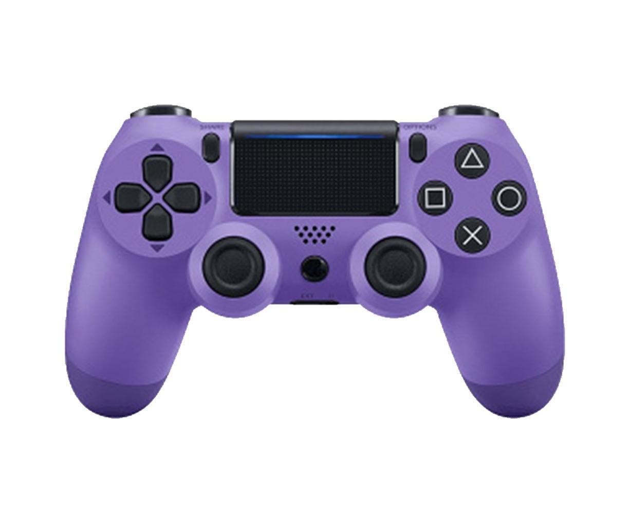 Wireless Game Controller Ps4 Controller Bluetooth Dual Head Head Handle Joystick Game Pad For The Game Console 4 - Electric light purple - Image 1