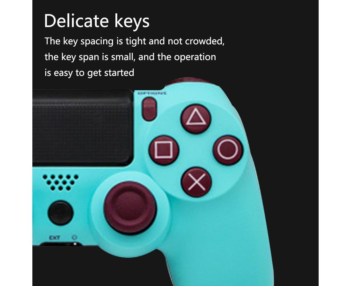Wireless Game Controller Ps4 Controller Bluetooth Dual Head Head Handle Joystick Game Pad For The Game Console 4 - Fruit blue - Image 6
