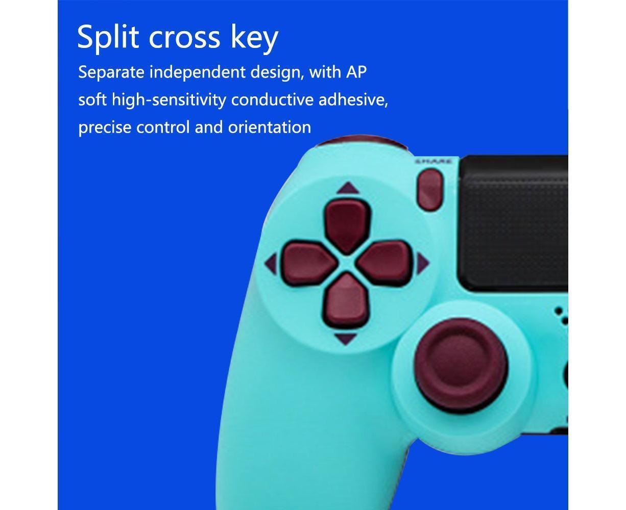 Wireless Game Controller Ps4 Controller Bluetooth Dual Head Head Handle Joystick Game Pad For The Game Console 4 - Fruit blue - Image 7