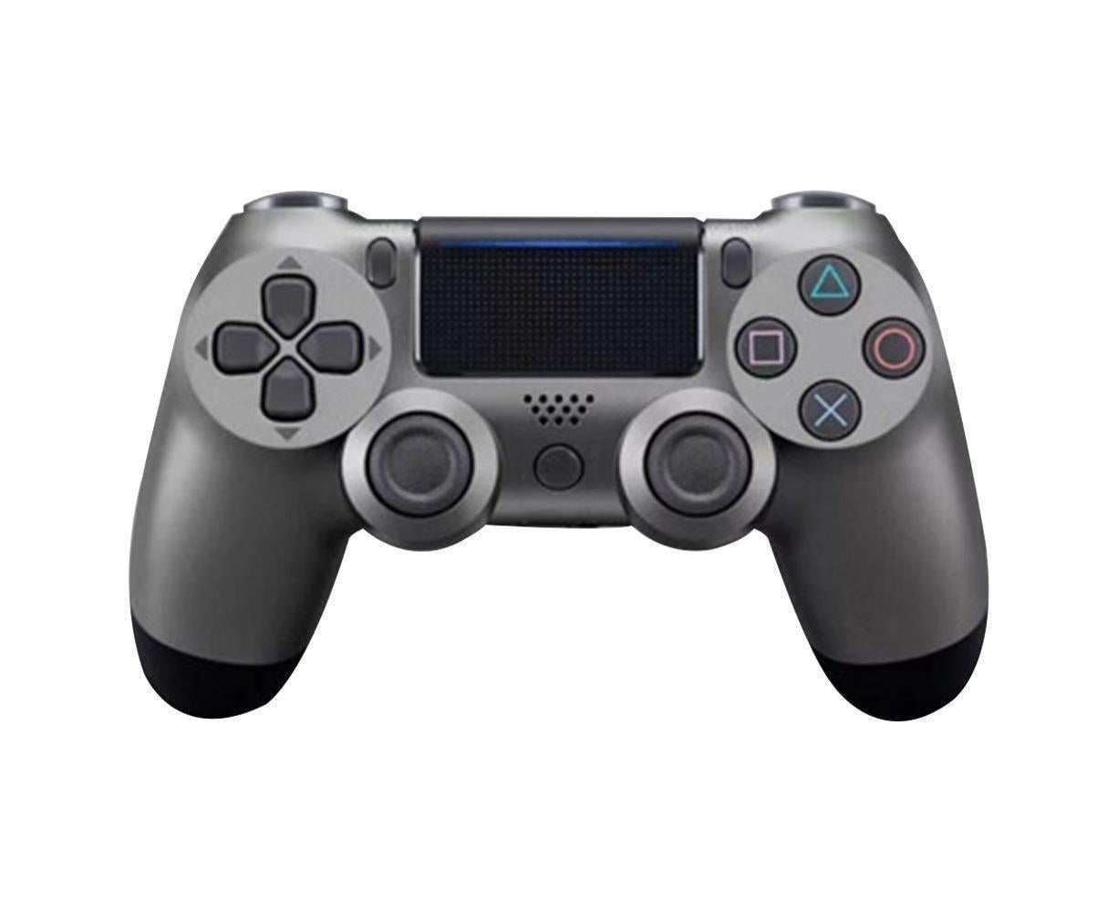 Wireless Game Controller Ps4 Controller Bluetooth Dual Head Head Handle Joystick Game Pad For The Game Console 4 - Golden black - Image 1