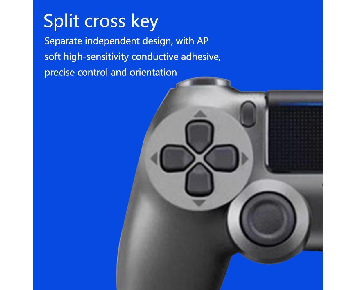 Wireless Game Controller Ps4 Controller Bluetooth Dual Head Head Handle Joystick Game Pad For The Game Console 4 - Golden black - Image 7