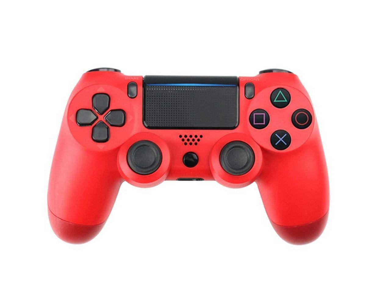 Wireless Game Controller Ps4 Controller Bluetooth Dual Head Head Handle Joystick Game Pad For The Game Console 4 - Red - Image 1