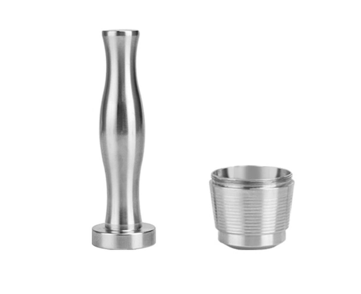 Stainless Steel Reusable Coffee Capsules with Press Coffee Tamper Refillable Coffee Pod Filter for Nespresso - Image 1