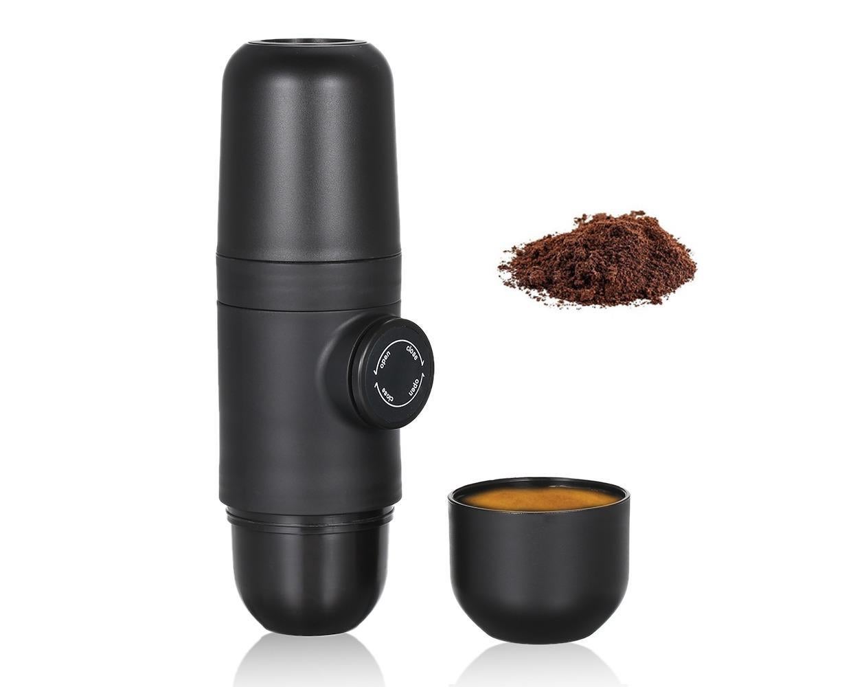 Manually Operated Portable Coffee Maker Espresso Machine Variant Size Value black - Image 3