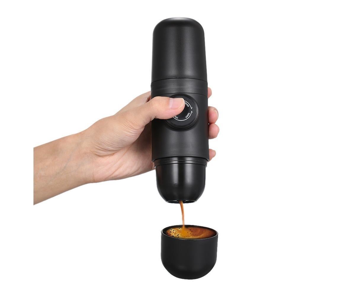 Manually Operated Portable Coffee Maker Espresso Machine Variant Size Value black - Image 4