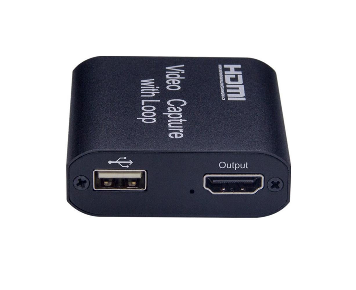 4K HDMI-compatible to USB2.0 High Clarity 1080P Video Capture Card Dongle for Game Live Streaming - Black - Image 2