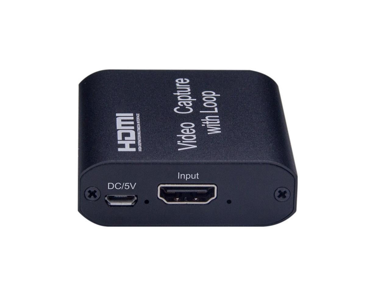 4K HDMI-compatible to USB2.0 High Clarity 1080P Video Capture Card Dongle for Game Live Streaming - Black - Image 3