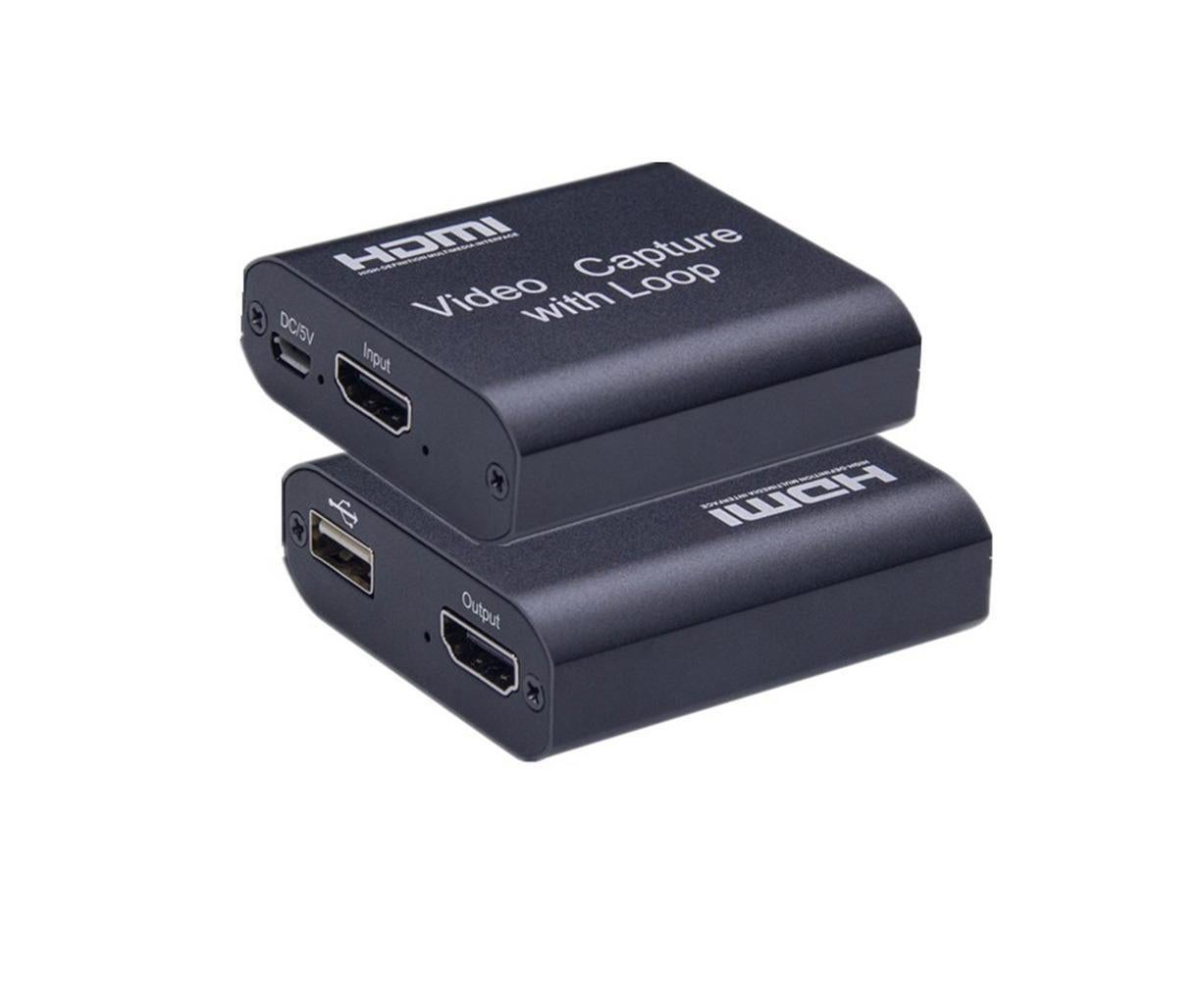4K HDMI-compatible to USB2.0 High Clarity 1080P Video Capture Card Dongle for Game Live Streaming - Black - Image 5