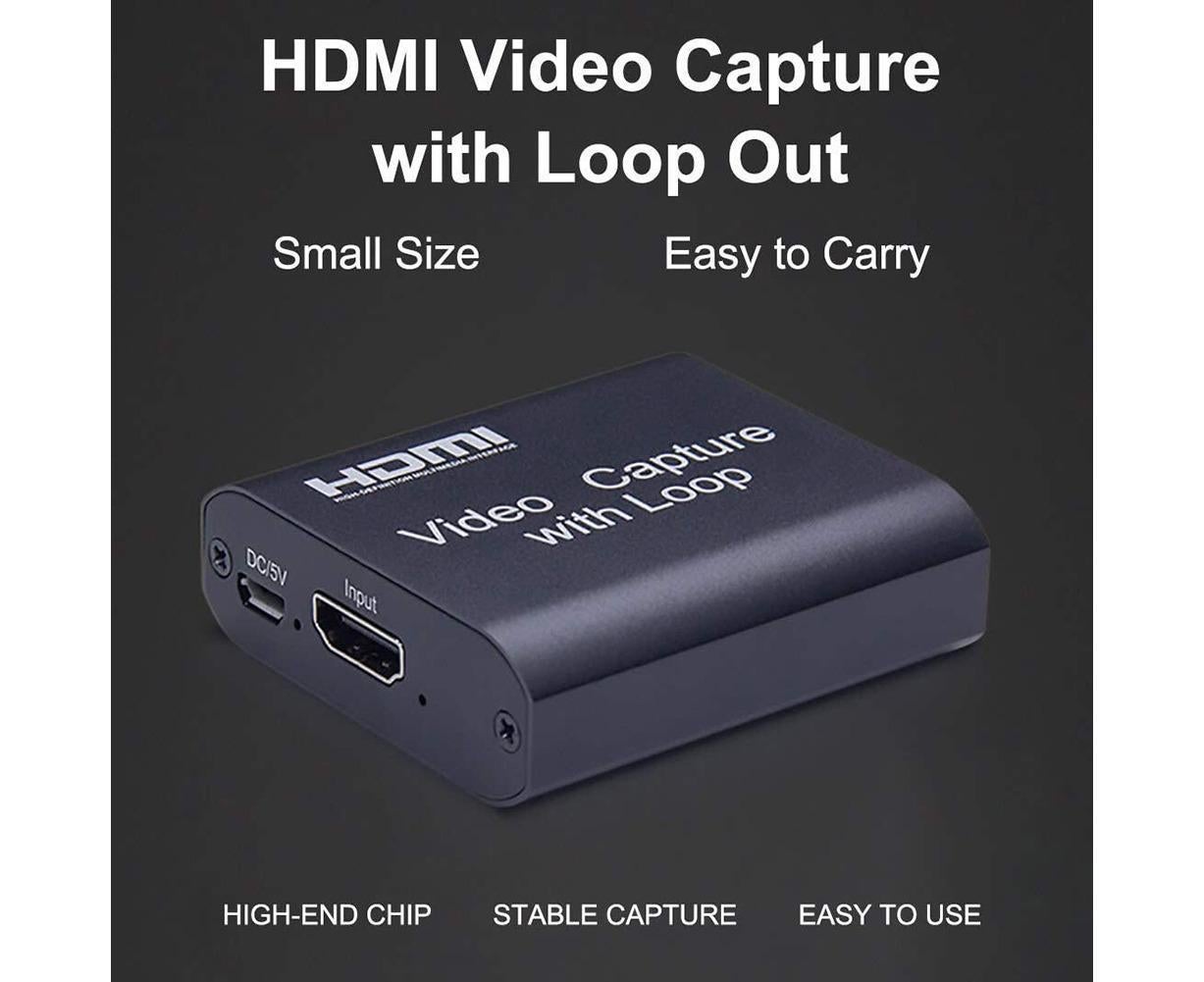4K HDMI-compatible to USB2.0 High Clarity 1080P Video Capture Card Dongle for Game Live Streaming - Black - Image 7