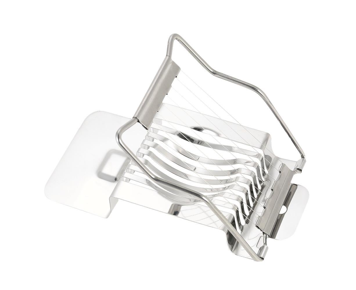 Kitchen Stainless Steel Egg Slicer Wire Egg Cheeses Chopper Dicer Cutter Tool for Salads Sandwiches - Image 2