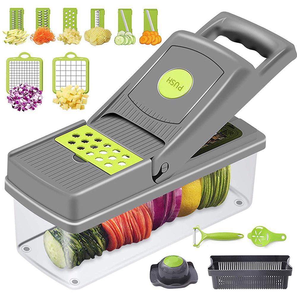 Vegetable Chopper Food Choppers Onion Chopper Veggie Slicer Cutter Dicer Kitchen Tool - Image 1