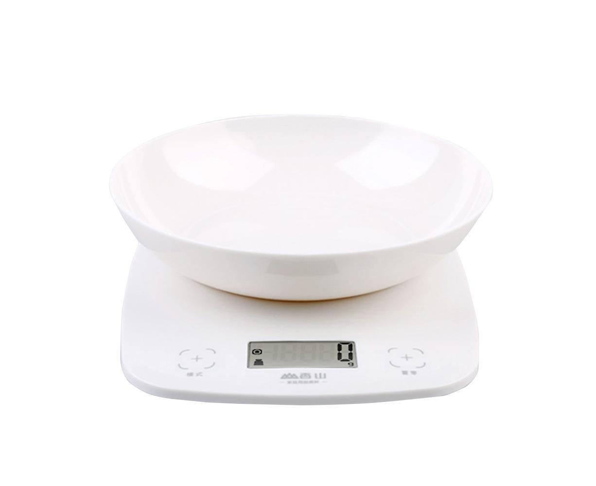 Xiangshan Kitchen Scale 2g-5kg Portable Electronic LCD Display Intelligent Touch Switch Scale Detachable Tray - Image 1