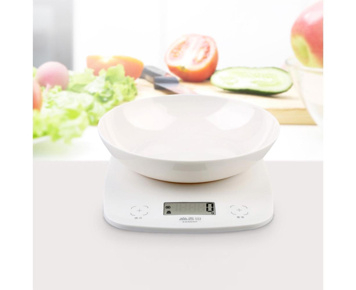Xiangshan Kitchen Scale 2g-5kg Portable Electronic LCD Display Intelligent Touch Switch Scale Detachable Tray - Image 3