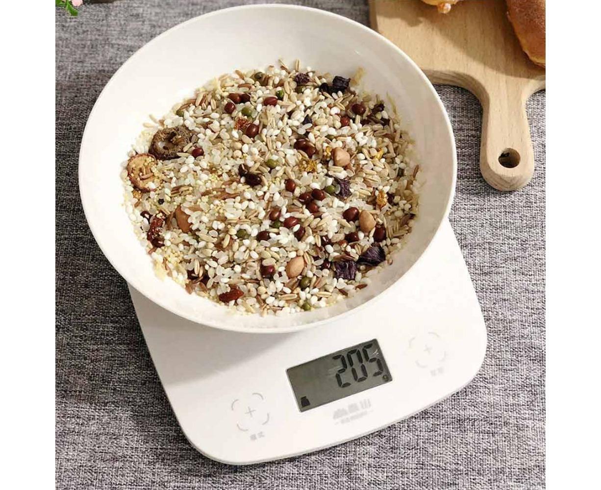 Xiangshan Kitchen Scale 2g-5kg Portable Electronic LCD Display Intelligent Touch Switch Scale Detachable Tray - Image 4