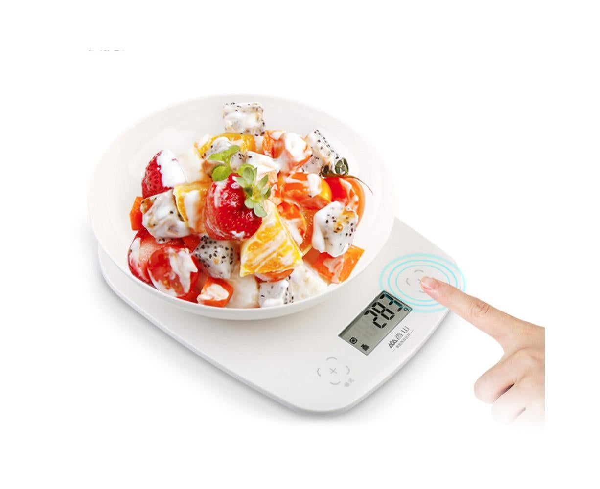 Xiangshan Kitchen Scale 2g-5kg Portable Electronic LCD Display Intelligent Touch Switch Scale Detachable Tray - Image 6