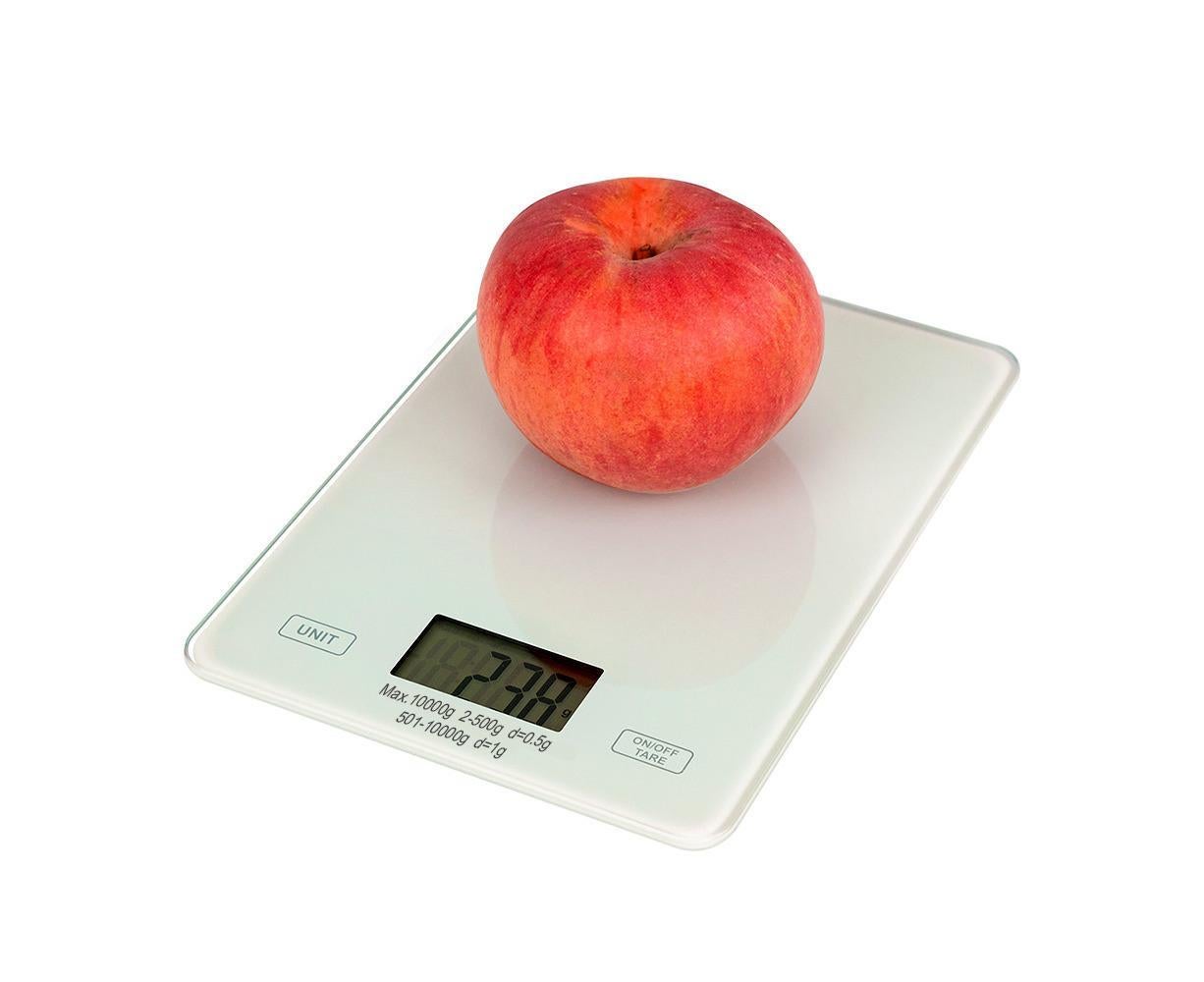 Digital Kitchen Scale Food Scale USB Rechargeable Weight Grams Ounces Tempered Glass Scale for Baking Cooking - Image 1