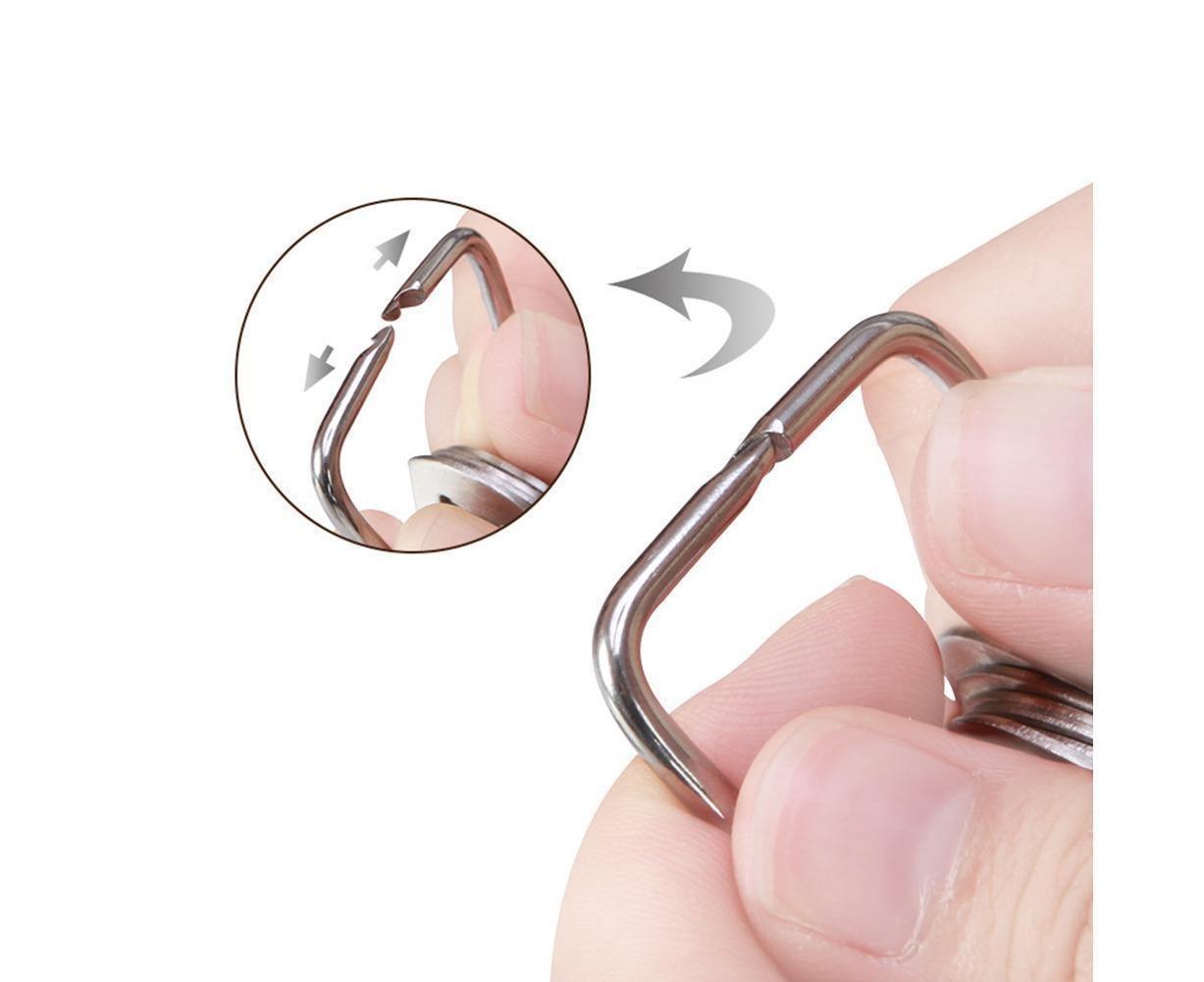 6Pcs Stainless Steel Measuring Spoons Set Measure Baking Coffee Kitchen Tool - Image 7