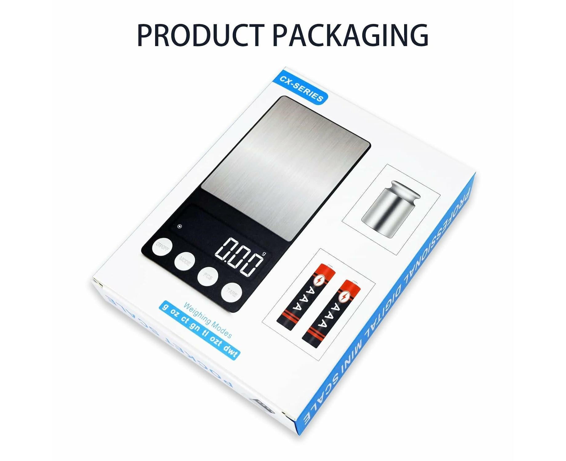 Digital Pocket Mini Scale Precision 0.01g/0.1g LCD Jewelry Gold Diamond Accessories Gram Balance Weight Scales For Kitchen - Image 2