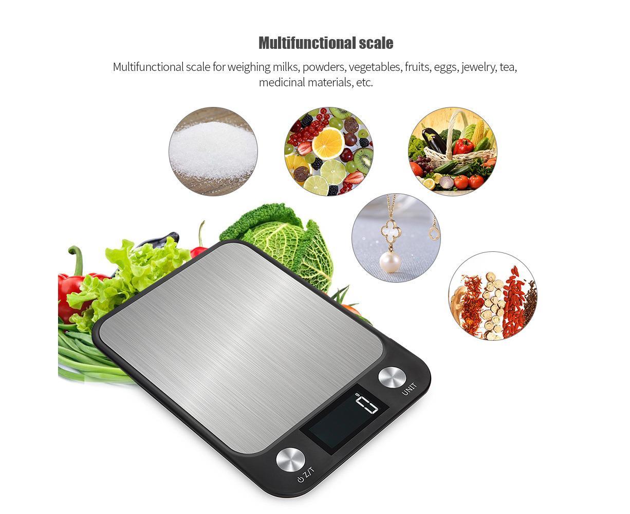 Kitchen Scale Electric Kitchen Scale Baking Scale High-precision Pocket Scale Food Scale with LCD Backlight Display - Image 3