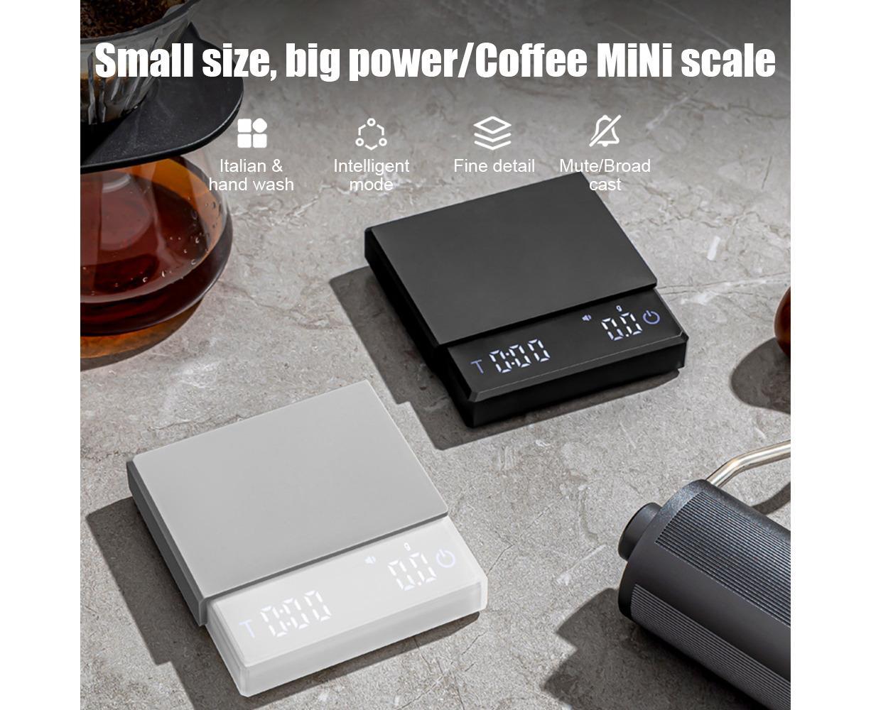 Mini Coffee Scale with Timer, 2kg/0.1g Accurate 3 Modes Type-C Rechargeable Portable Digital Scale for Espresso and Pour Over Coffee with - Image 3