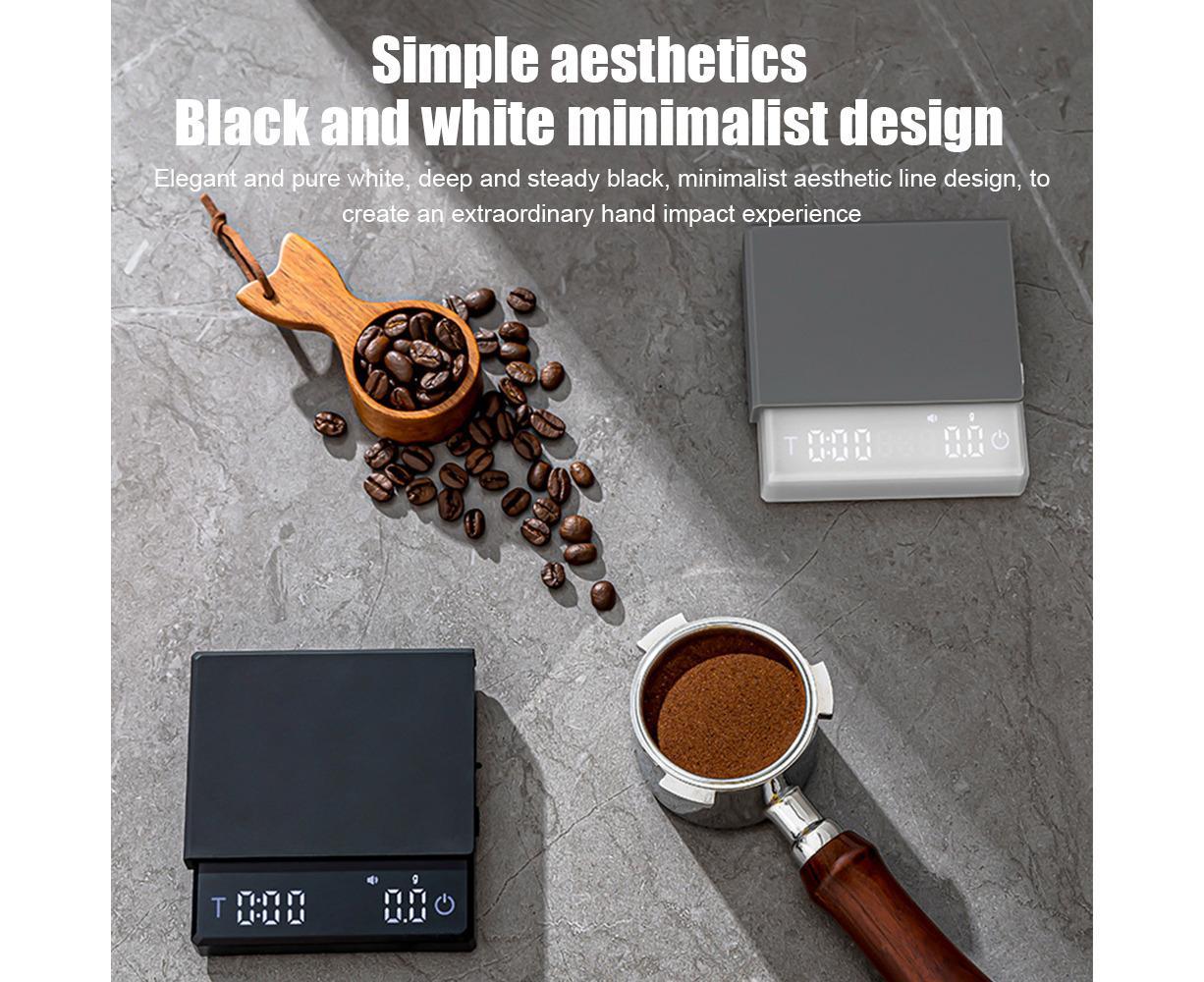 Mini Coffee Scale with Timer, 2kg/0.1g Accurate 3 Modes Type-C Rechargeable Portable Digital Scale for Espresso and Pour Over Coffee with - Image 6