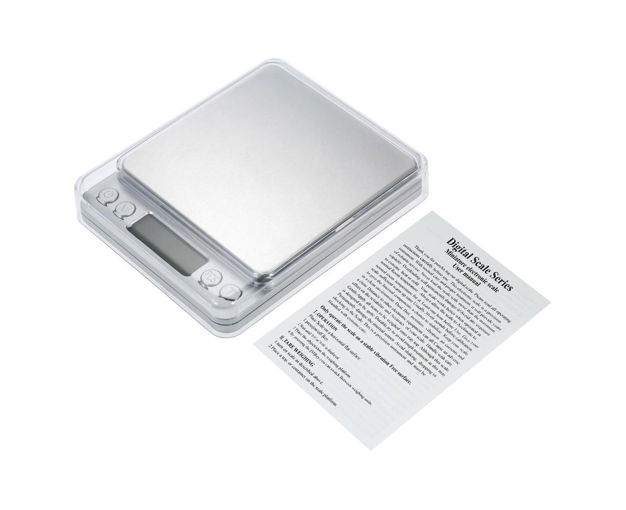 3000g/0.1g Accurate Kitchen Scale High-precision Jewelry Scale Mini Food Scale Electric Kitchen Scale with Two Trays Kitchen Baking Scale - Image 3