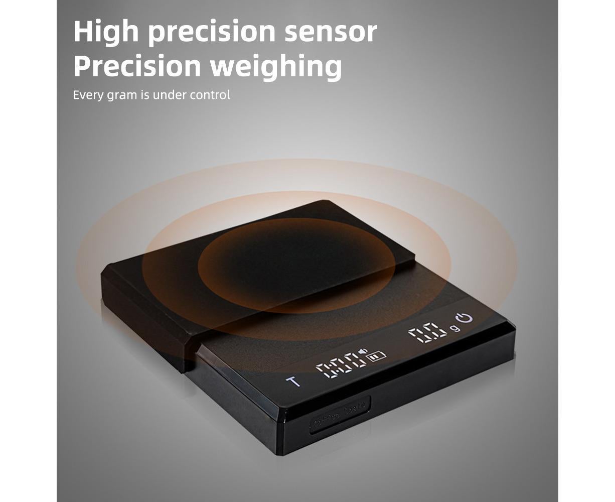Mini Coffee Scale with Timer, 2kg/0.1g Accurate 3 Modes Type-C Rechargeable Portable Digital Scale for Espresso and Pour Over Coffee with - Image 6