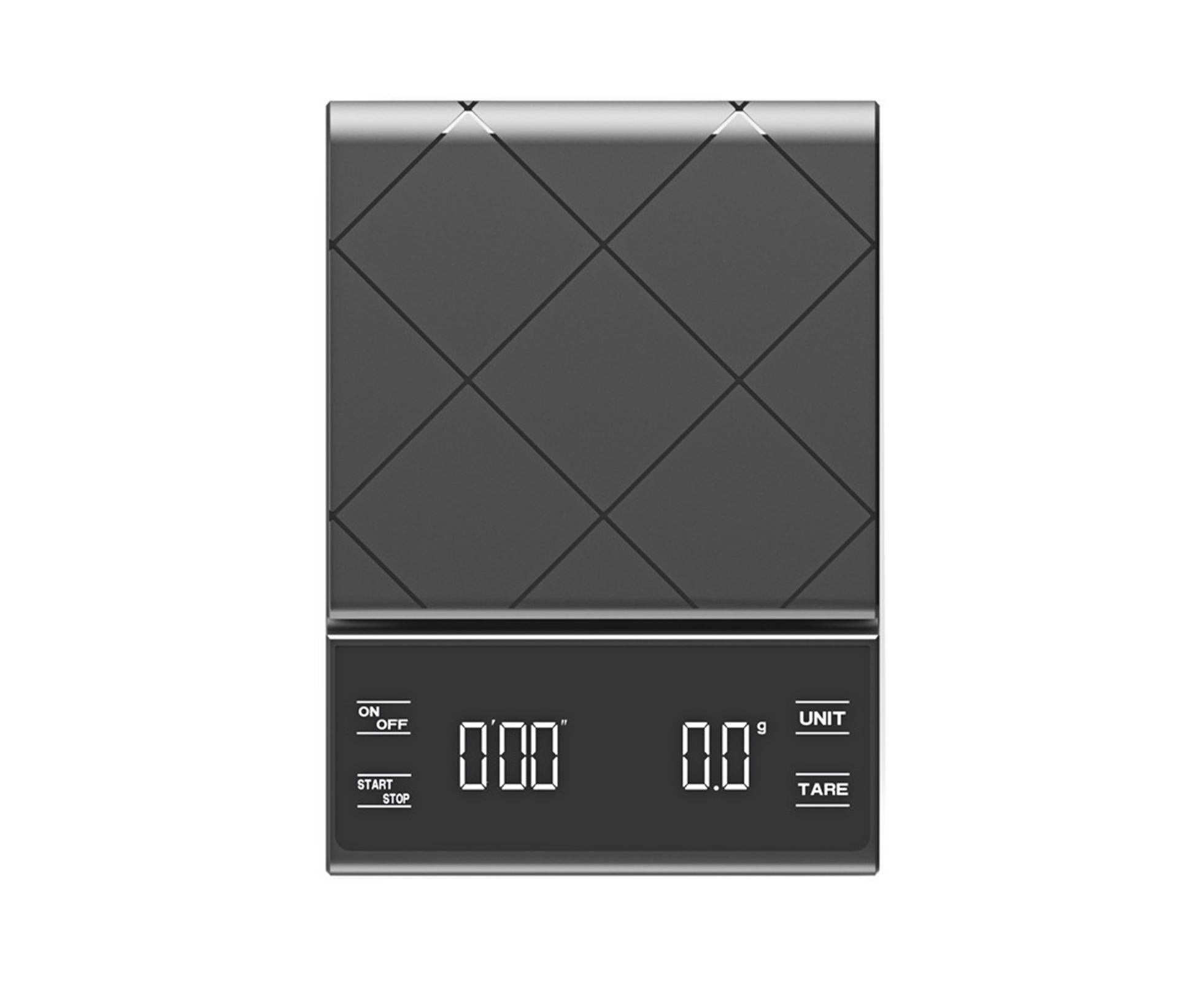 Coffee Scale with Timer Digital Kitchen Scale LED Display Tare Function 3000g/ 0.1g Portable Electronic Scale Grams and Oz for Pour Over - Image 2