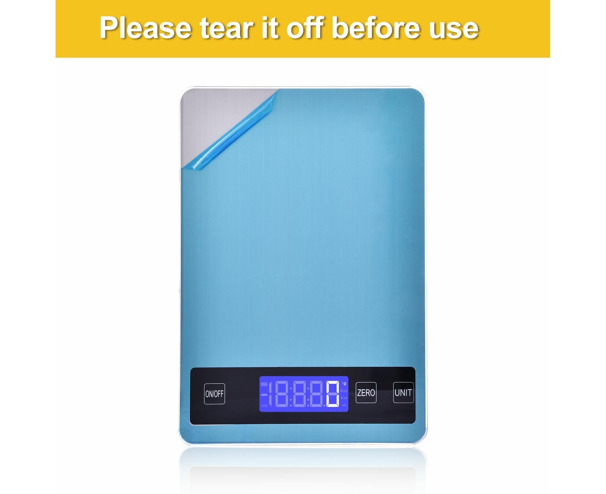Kitchen Scale Durable Lightweight Electronic Scale Stainless Steel Fast Digital Weight Measure Tool - Image 5