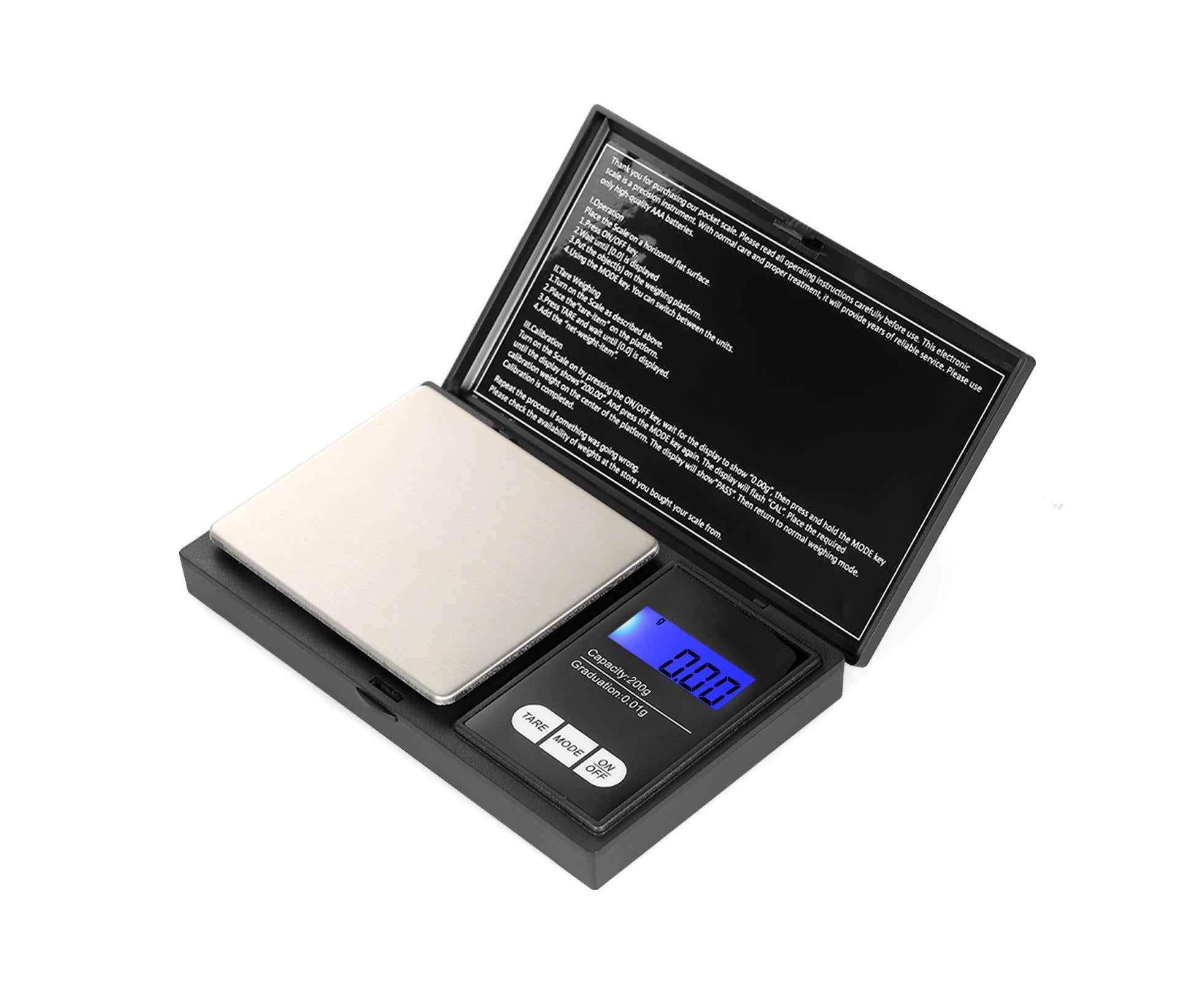 Portable Digital Scale 200g/0.01g High Precision Gold Scale Jewelry Scale with 7 Units Mini Pocket Electronic Scale with Backlight - Image 1