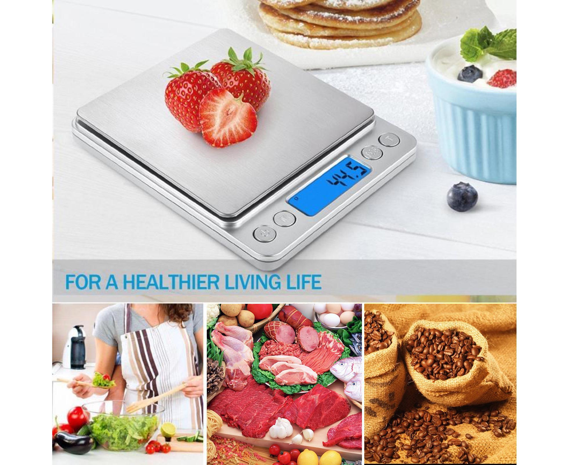3kg/0.1g Accurate Electrical Kitchen Scale,Coffee Scale Food Weight Postal Scales Multifunction Scale Measures in Grams and oz for Cooking - Image 5