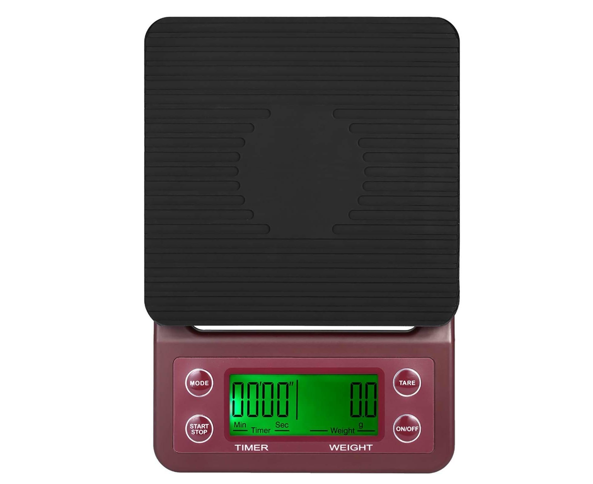 Digital Kitchen Scale Food Scale Coffee Scale with Timer and Tare 3kg/0.1g Accurate Electric Kitchen Scale with Large LCD 5 Units - Image 1