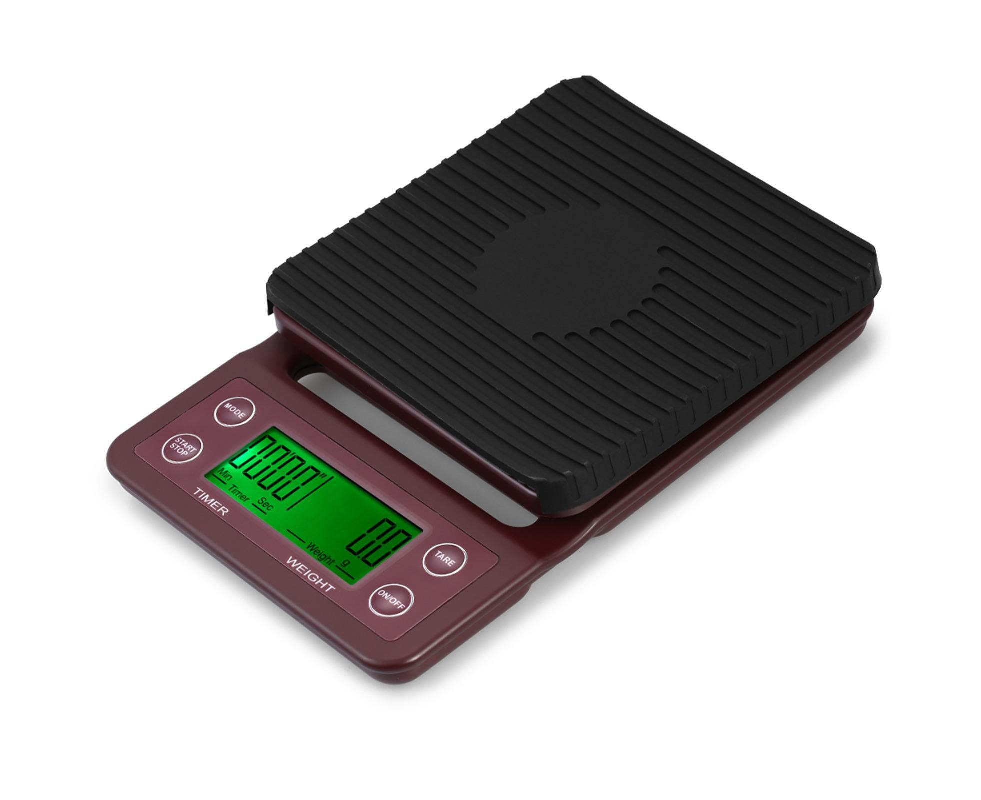 Digital Kitchen Scale Food Scale Coffee Scale with Timer and Tare 3kg/0.1g Accurate Electric Kitchen Scale with Large LCD 5 Units - Image 3