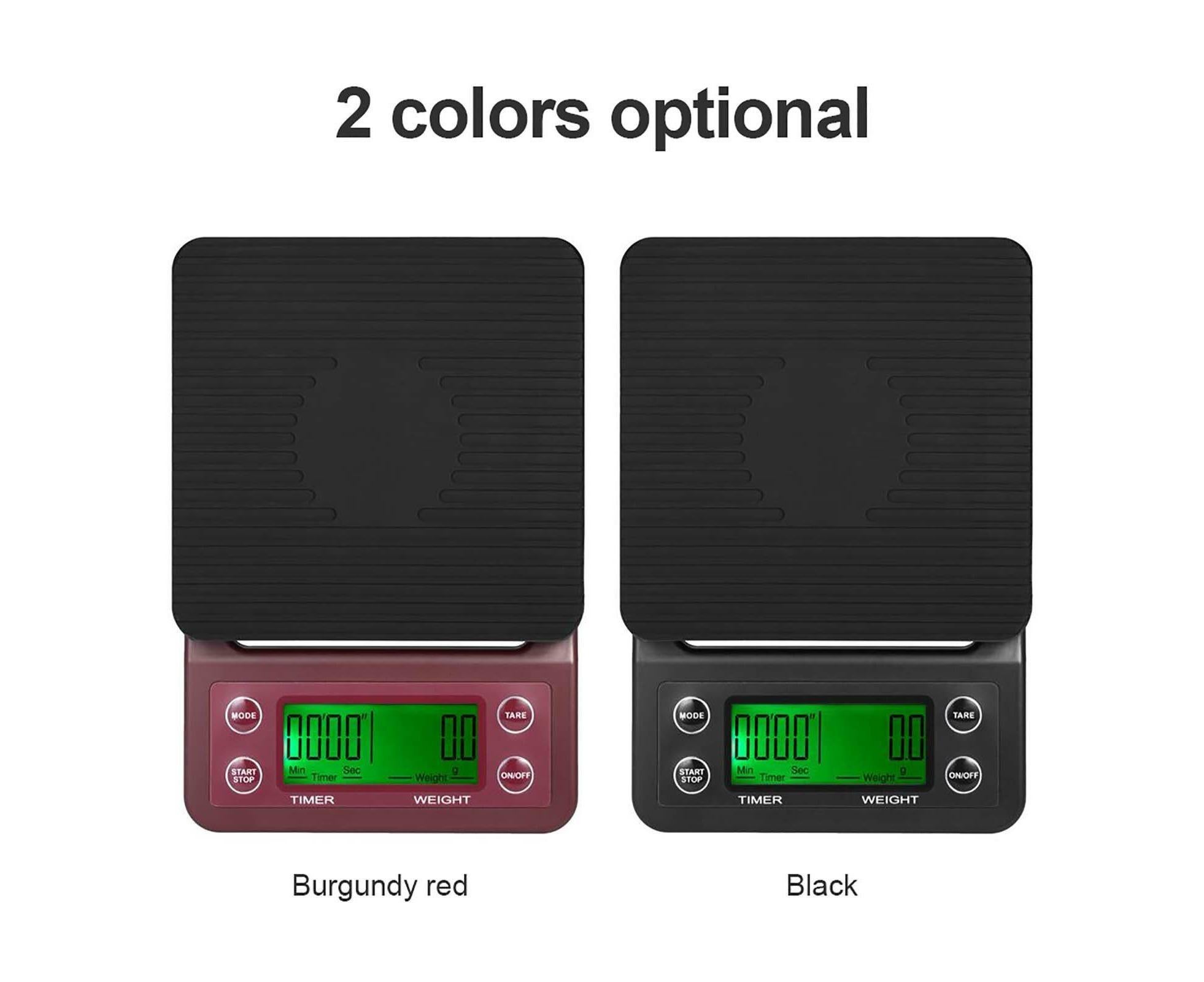 Digital Kitchen Scale Food Scale Coffee Scale with Timer and Tare 3kg/0.1g Accurate Electric Kitchen Scale with Large LCD 5 Units - Image 4
