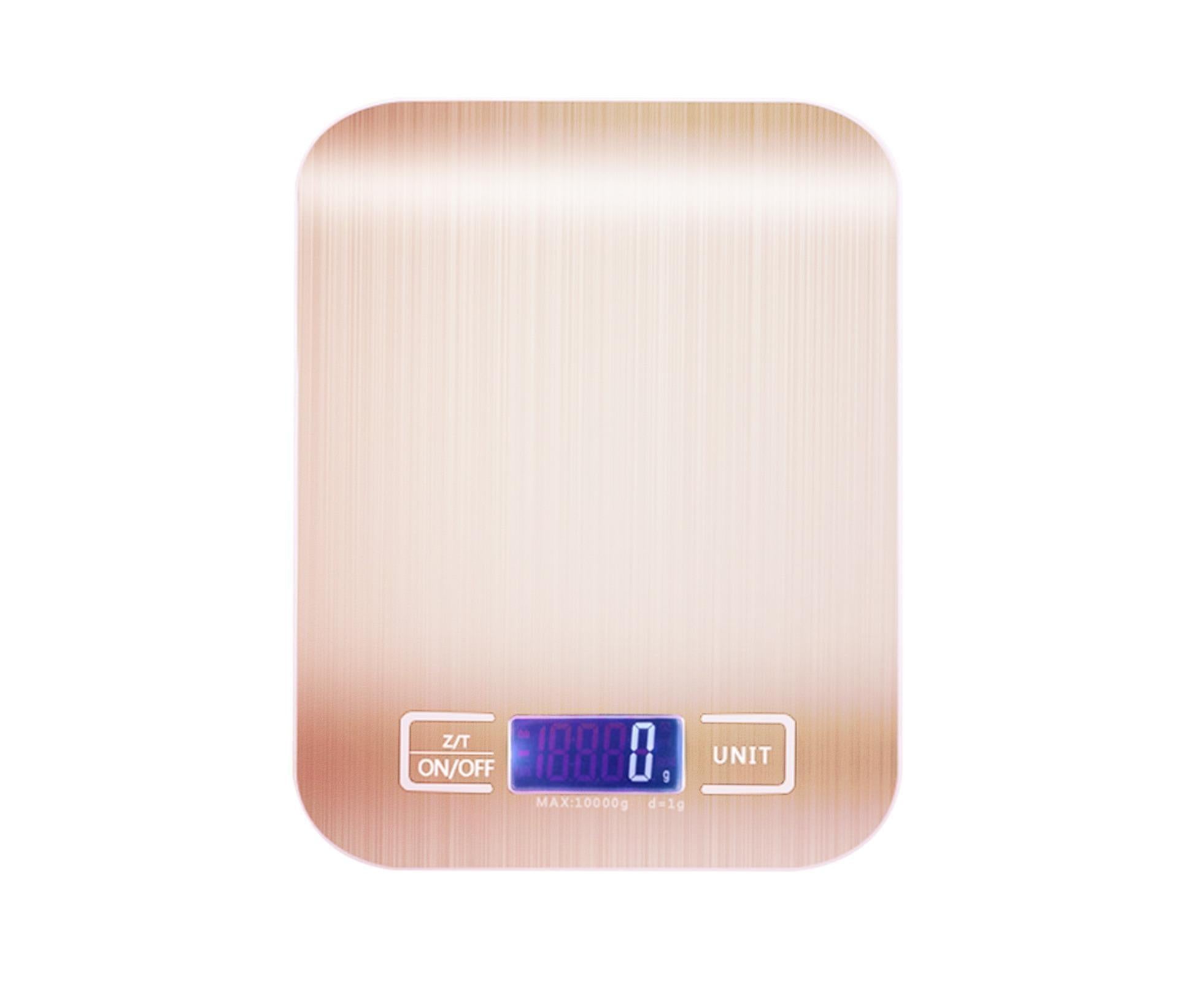 22lb Food Scale Digital Kitchen Scale LCD Display Scale Weight KG G oz ml lb for Baking and Cooking Stainless Steel Portable Food Scale 1g - Image 1