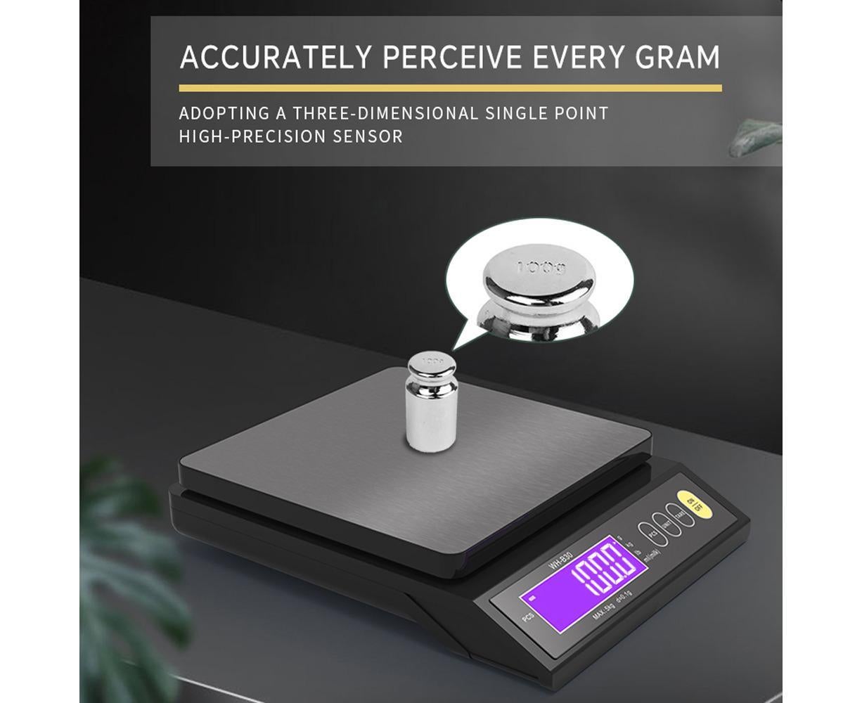 Rechargeable Baking Electric Scale IP67 Waterproof High Accurate Kitchen Scale with Counting Tare Zeroing Auto Power Off Unit Conversion - Image 3