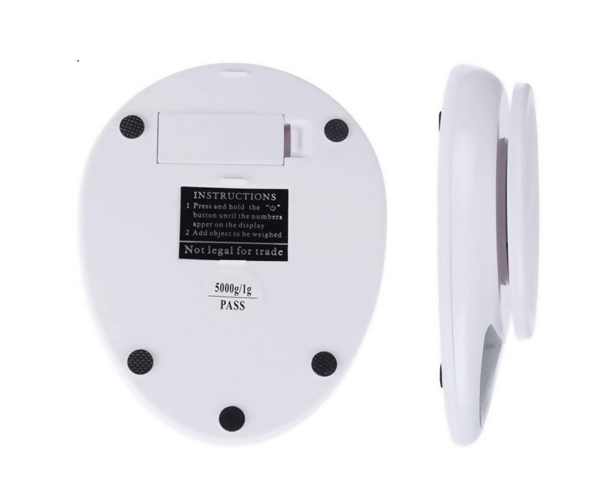 5KG/1g Digital Kitchen Food Scale for Cooking Barking Grams Ounces Pound Kilogram Units Switchable 120s Shutdown Automatically - Image 2