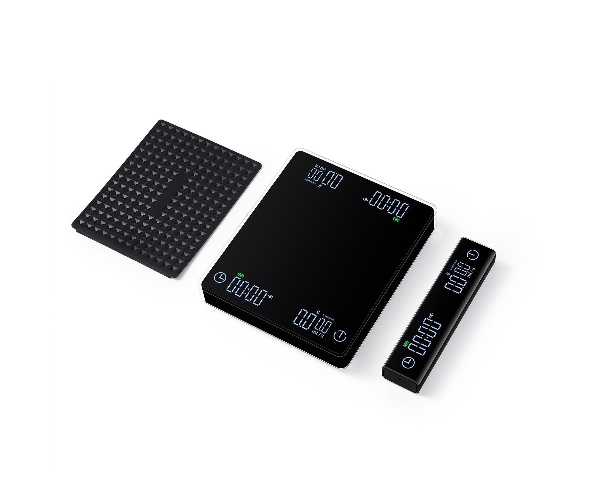 Coffee Scale with Wireless Display 3kg/0.1g High Precision Espresso Scale Rechargeable Digital Kitchen Scale Tare and Zero Unit Switching - Image 1