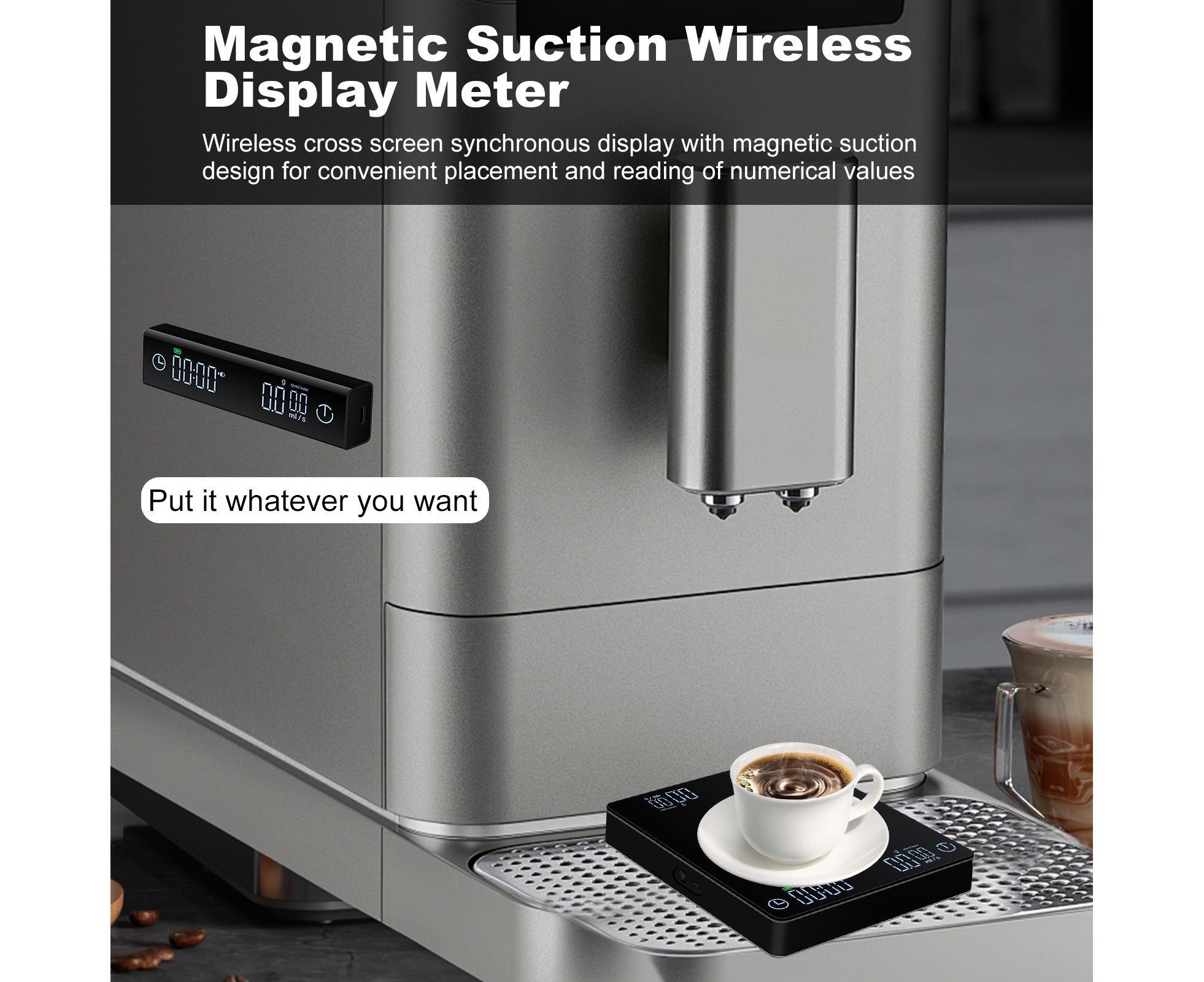 Coffee Scale with Wireless Display 3kg/0.1g High Precision Espresso Scale Rechargeable Digital Kitchen Scale Tare and Zero Unit Switching - Image 2