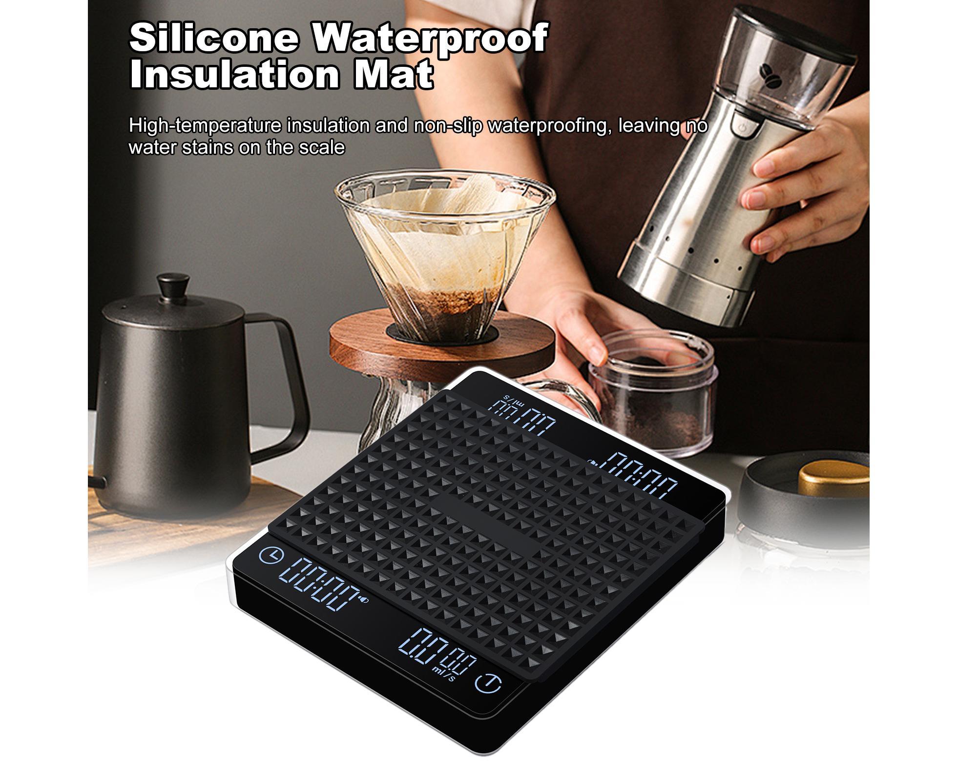 Coffee Scale with Wireless Display 3kg/0.1g High Precision Espresso Scale Rechargeable Digital Kitchen Scale Tare and Zero Unit Switching - Image 6