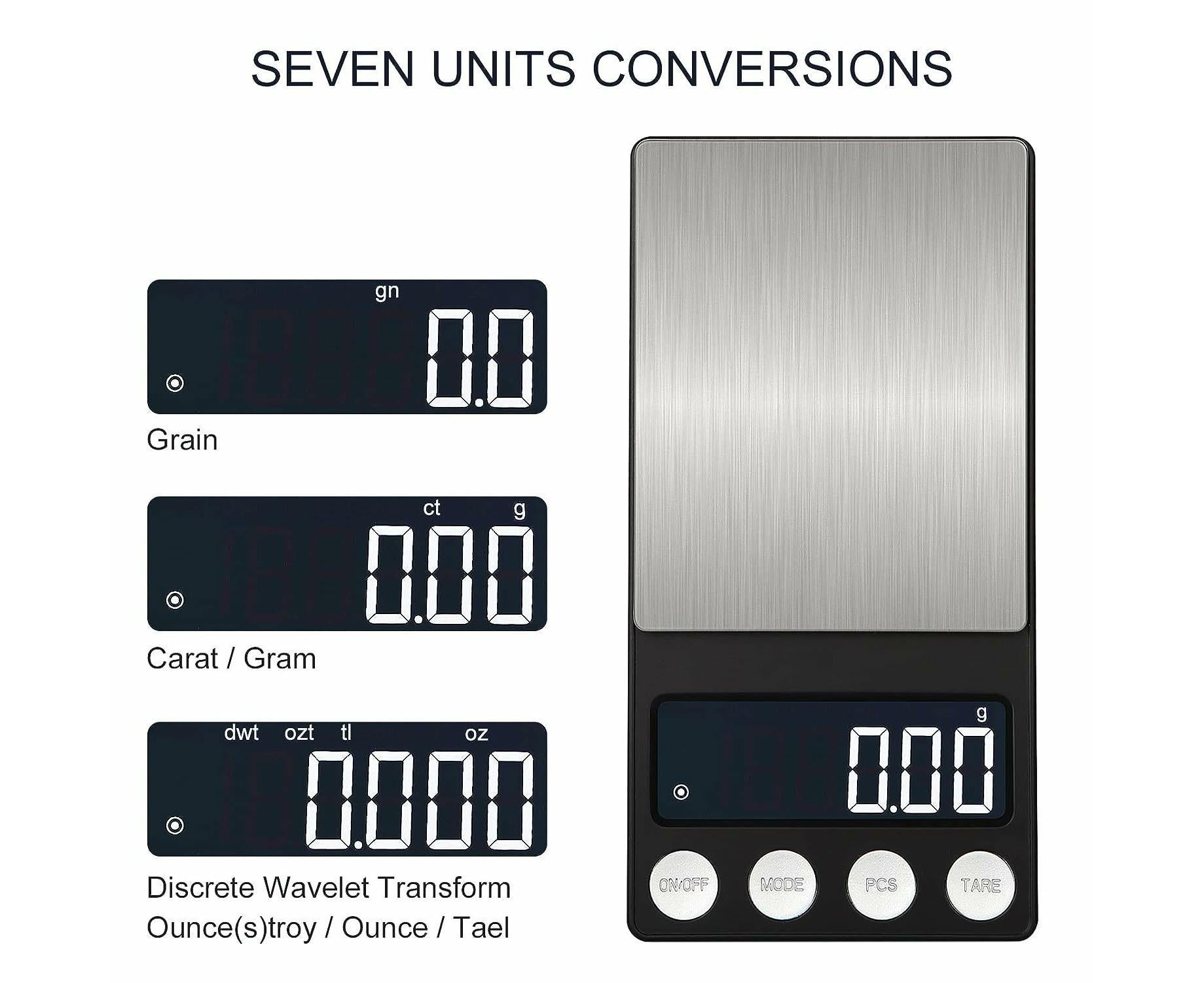 Digital Pocket Mini Scale Precision 0.01g/0.1g LCD Jewelry Gold Diamond Accessories Gram Balance Weight Scales For Kitchen - Image 4