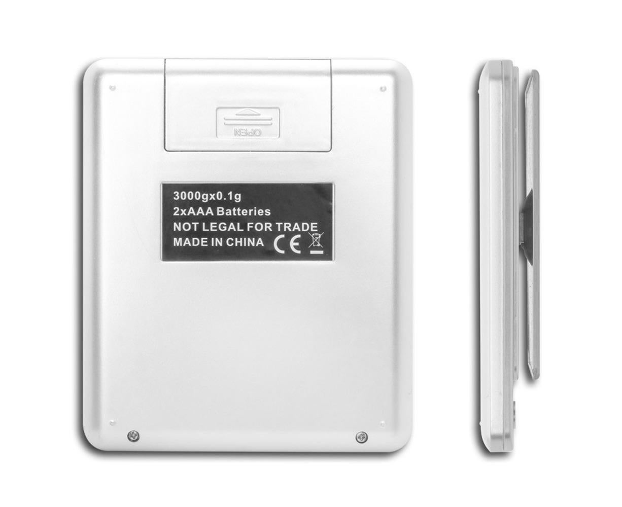 3KG/0.1G Kitchen Electronic Scale Digital LCD Backlight With 2 Trays Food Jewelry Baking Fruit Portable Mini Weight Balance - Image 1