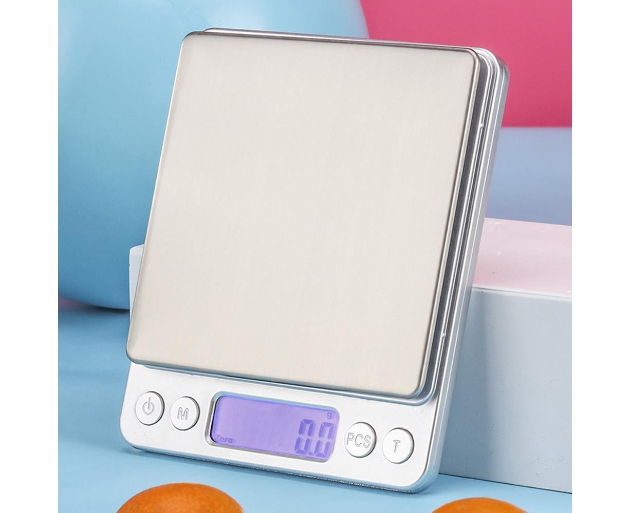 3KG/0.1G Kitchen Electronic Scale Digital LCD Backlight With 2 Trays Food Jewelry Baking Fruit Portable Mini Weight Balance - Image 3