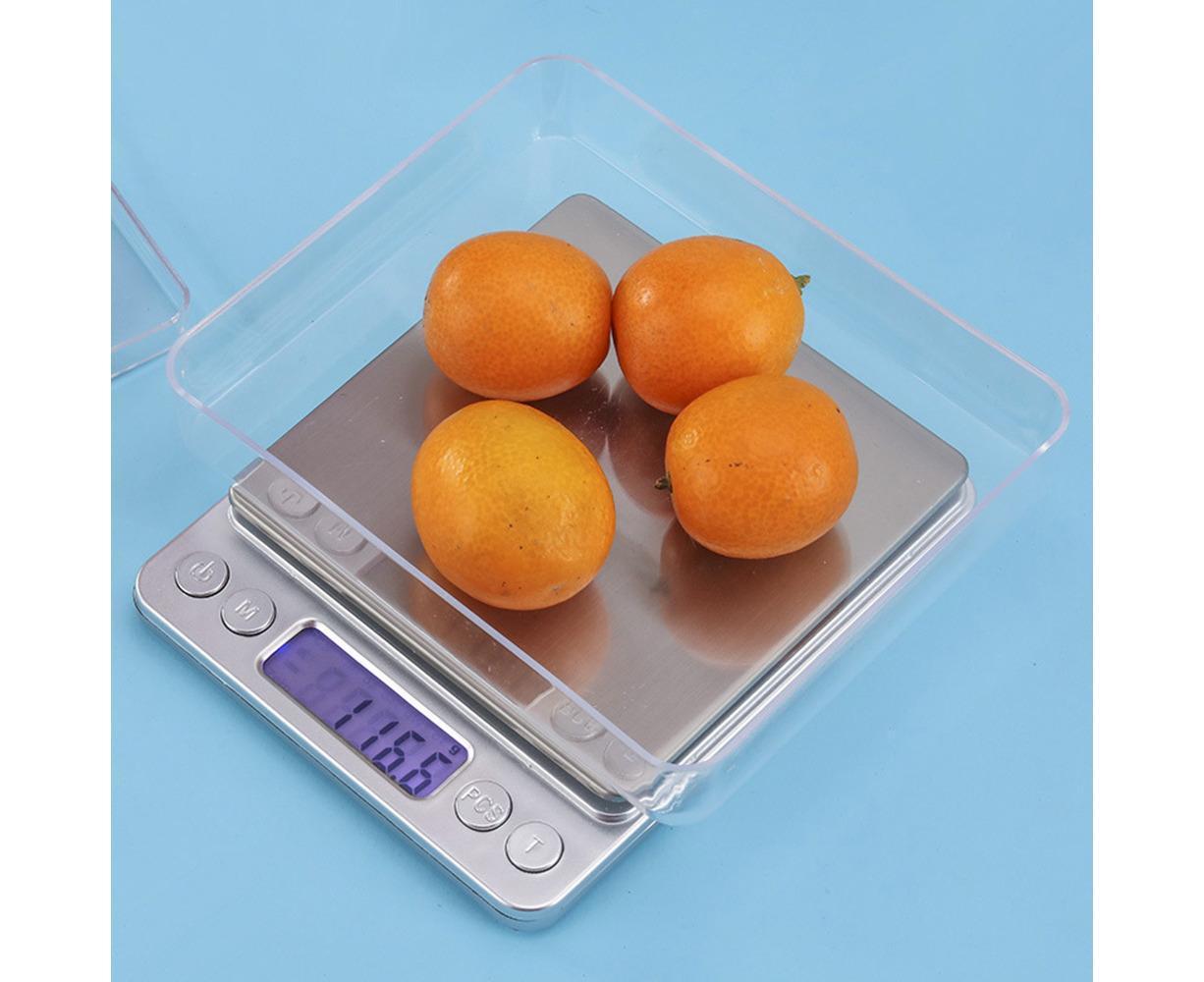 3KG/0.1G Kitchen Electronic Scale Digital LCD Backlight With 2 Trays Food Jewelry Baking Fruit Portable Mini Weight Balance - Image 5
